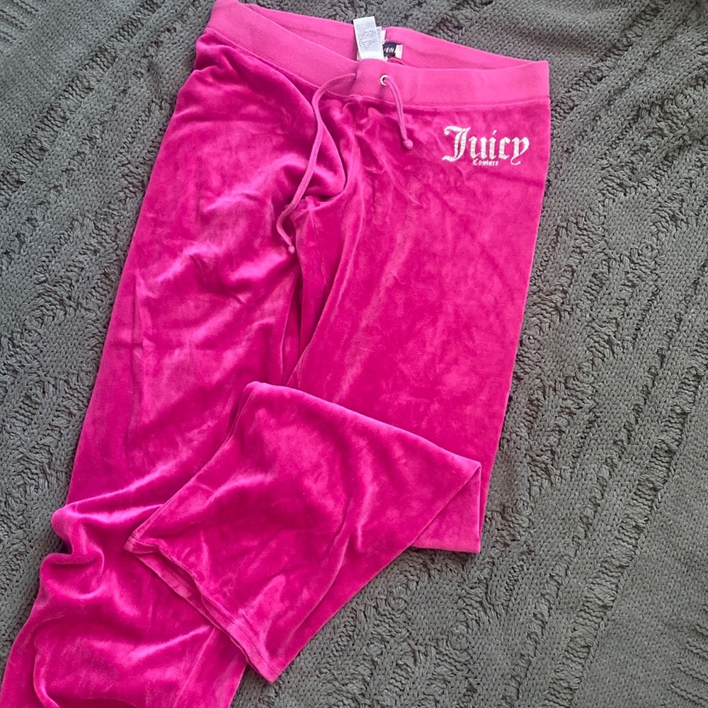 Juicy couture bottoms size Large velour